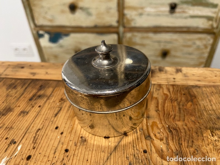 Antig&uuml;edades: Cajita con recipiente cristal - Foto 1