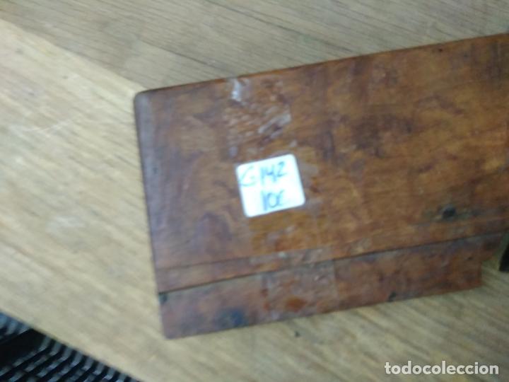 Antig&uuml;edades: Antigua base de cepillo carpintero. C-142. Caja cepillos 2 - Foto 3