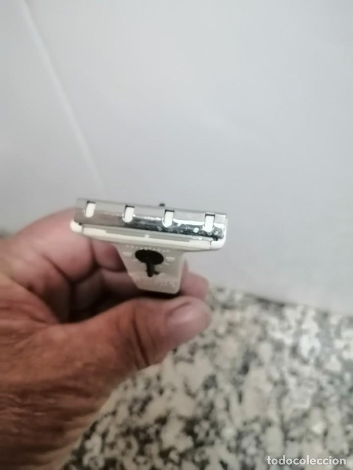 Antig&uuml;edades: ANTIGUA MAQUINILLA GILLETTE TECHMATIC ADJUSTABLE - Foto 4