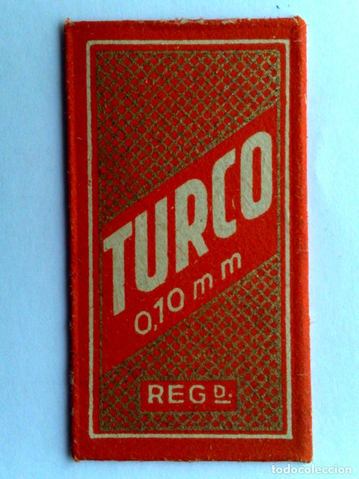 Antig&uuml;edades: HOJA DE AFEITAR ANTIGUA,TURCO,SOLINGEN. - Foto 2