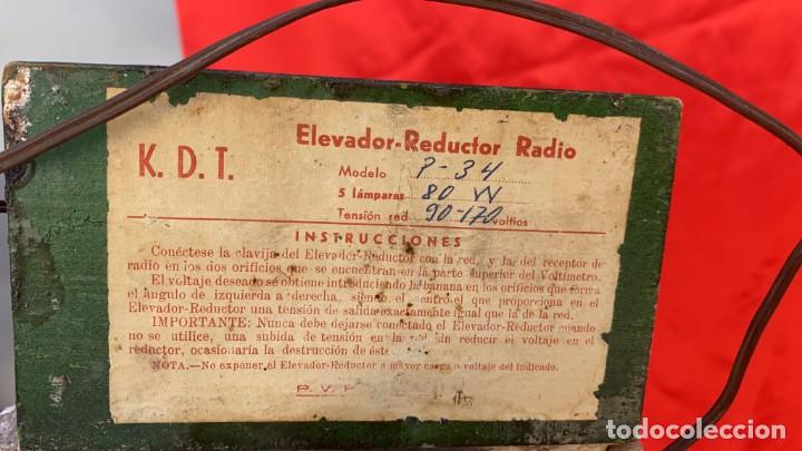Antig&uuml;edades: TRANSFORMADOR ANTIGUO K.D.T. MODELO P-34 - Foto 3