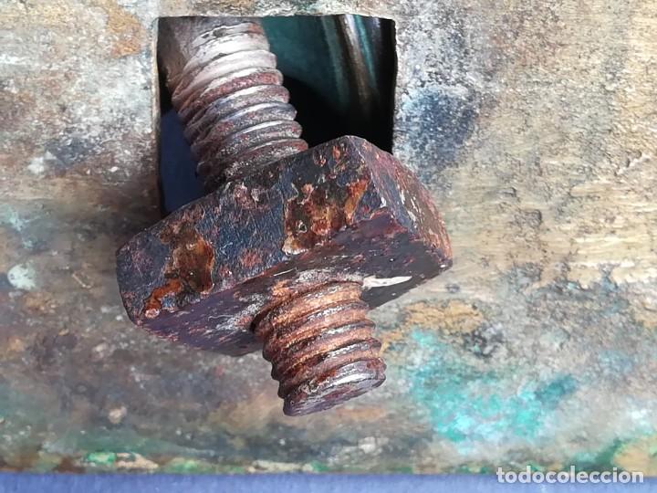 Antig&uuml;edades: LLAMADOR DE PUERTA EN LAT&Oacute;N O BRONCE - Foto 10
