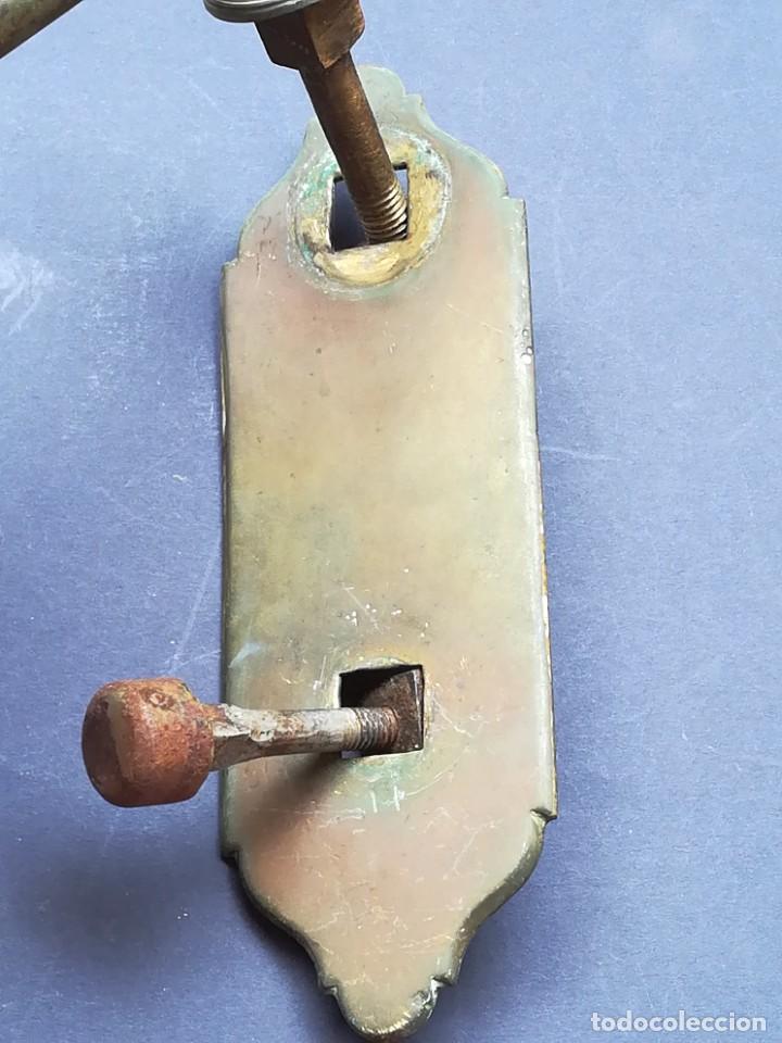 Antig&uuml;edades: LLAMADOR DE PUERTA EN LAT&Oacute;N O BRONCE - Foto 14