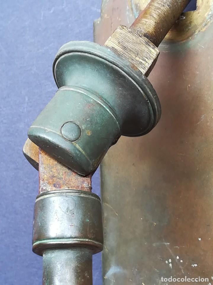 Antig&uuml;edades: LLAMADOR DE PUERTA EN LAT&Oacute;N O BRONCE - Foto 26
