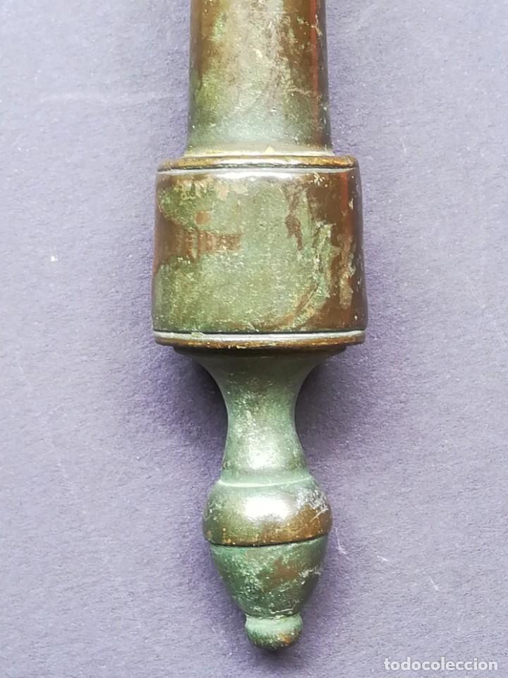 Antig&uuml;edades: LLAMADOR DE PUERTA EN LAT&Oacute;N O BRONCE - Foto 28