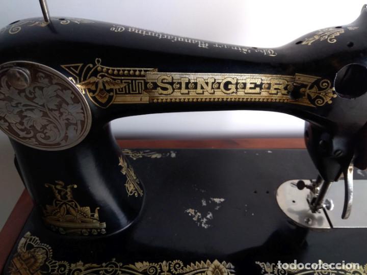 Antig&uuml;edades: MAQUINA DE COSER SINGER - Foto 3