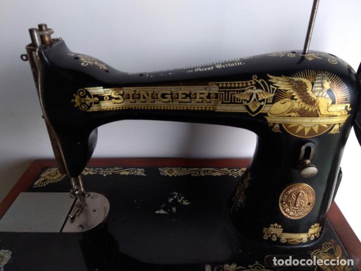 Antig&uuml;edades: MAQUINA DE COSER SINGER - Foto 8
