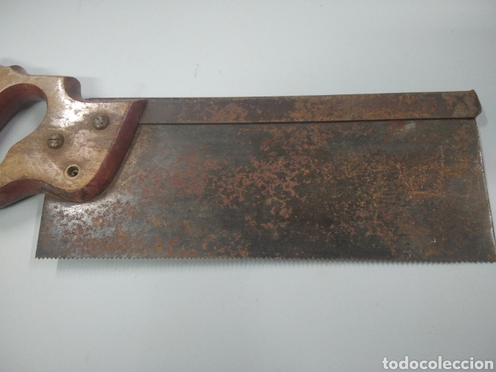 Antig&uuml;edades: Antigua sierra de mano carpinter&iacute;a - Foto 4
