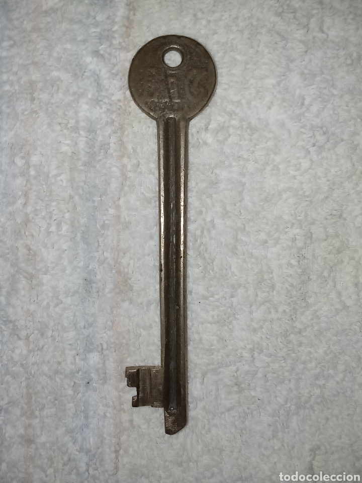 Antig&uuml;edades: LLAVE ANTIGUA LATON . - Foto 4