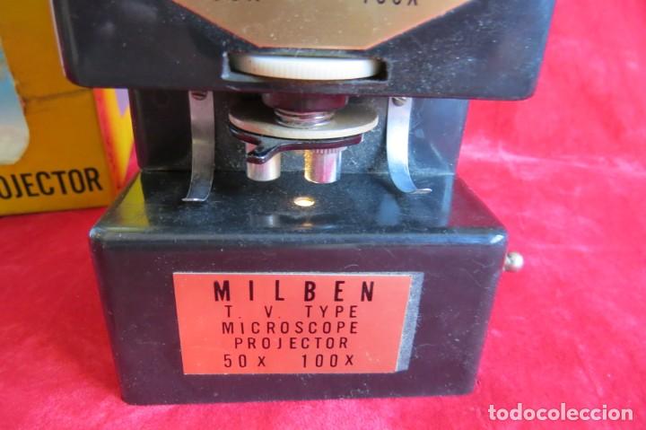 Antigüedades: MILBEN - 200 - TV TIPO MICROSCOPIO PROYECTOR - MADE JAPAN - Foto 3 - 264433104