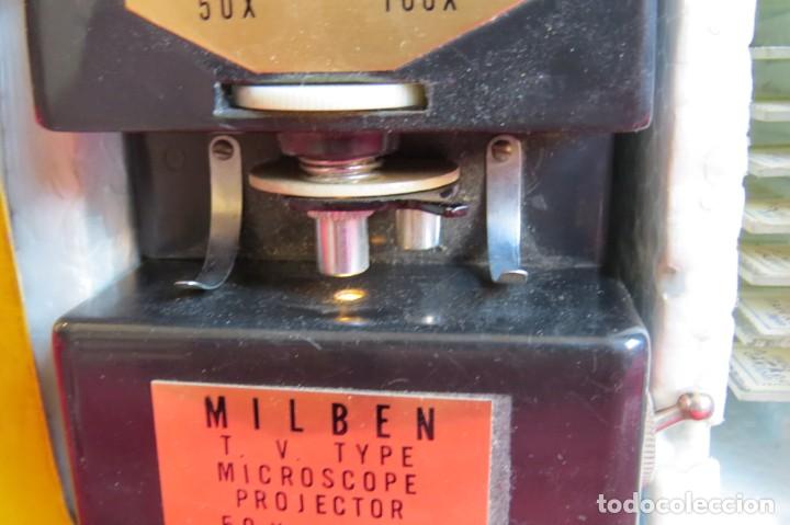 Antigüedades: MILBEN - 200 - TV TIPO MICROSCOPIO PROYECTOR - MADE JAPAN - Foto 14 - 264433104