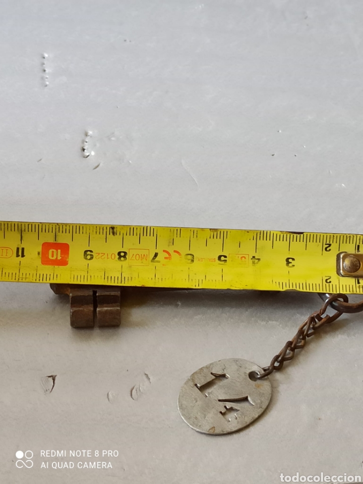 Antig&uuml;edades: Antigua llave con n&uacute;mero 14 - Foto 3