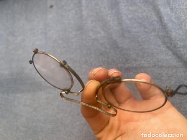 Antigüedades: Antiguas lentes gafas Quevedo sin patillas años 20 ver fotografías - Foto 7 - 265196049