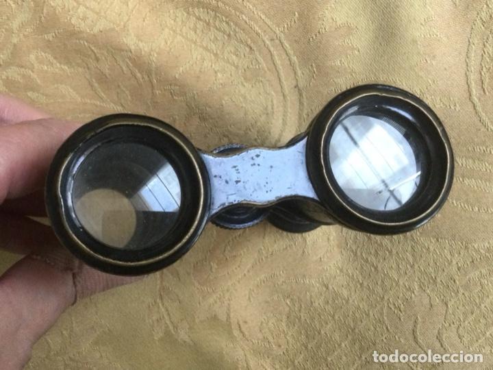 Antig&uuml;edades: ANTIGUOS BINOCULARES FORRADOS DE PIEL - Foto 5
