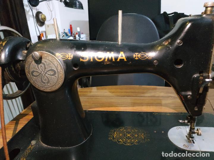 Antig&uuml;edades: M&Aacute;QUINA DE COSER SIGMA CON MUEBLE. - Foto 3