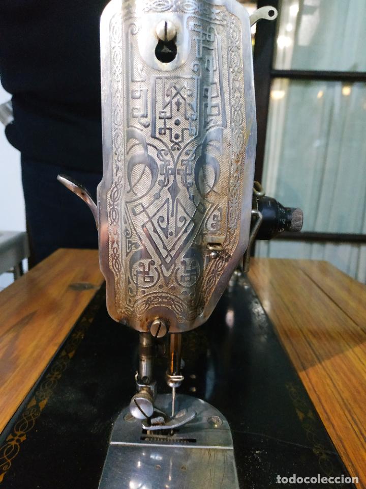 Antig&uuml;edades: M&Aacute;QUINA DE COSER SIGMA CON MUEBLE. - Foto 5