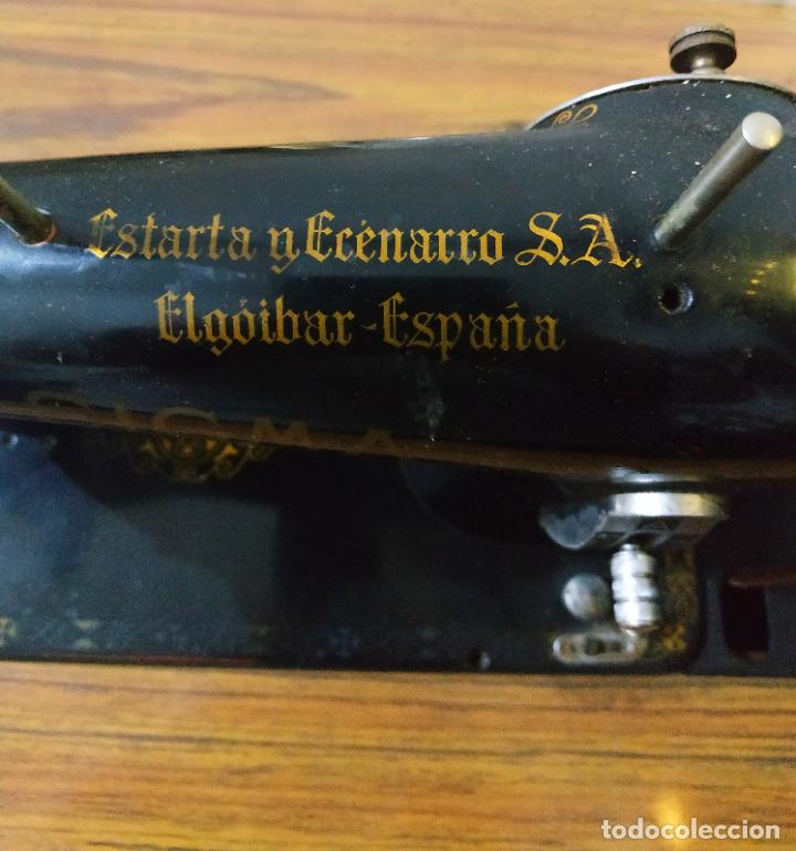 Antig&uuml;edades: M&Aacute;QUINA DE COSER SIGMA CON MUEBLE. - Foto 6