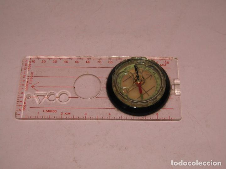 Antig&uuml;edades: Antiguo Instrumento de Medici&oacute;n con Br&uacute;jula - Foto 2