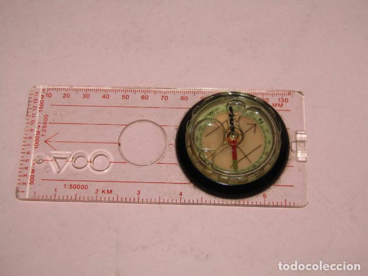 Antig&uuml;edades: Antiguo Instrumento de Medici&oacute;n con Br&uacute;jula - Foto 3