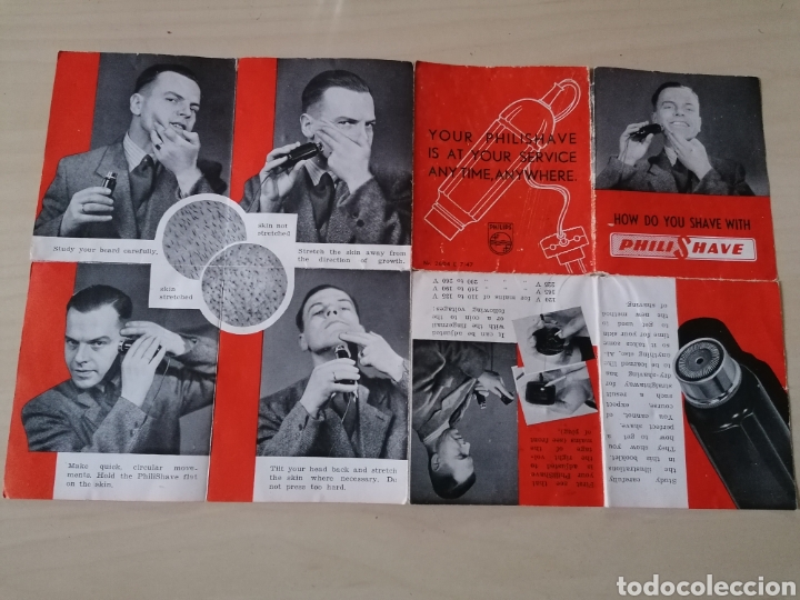 Antig&uuml;edades: Vintage PHILIPS PHILISHAVE type 7743 - Foto 8