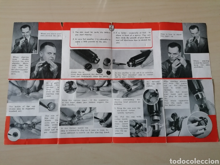 Antig&uuml;edades: Vintage PHILIPS PHILISHAVE type 7743 - Foto 9