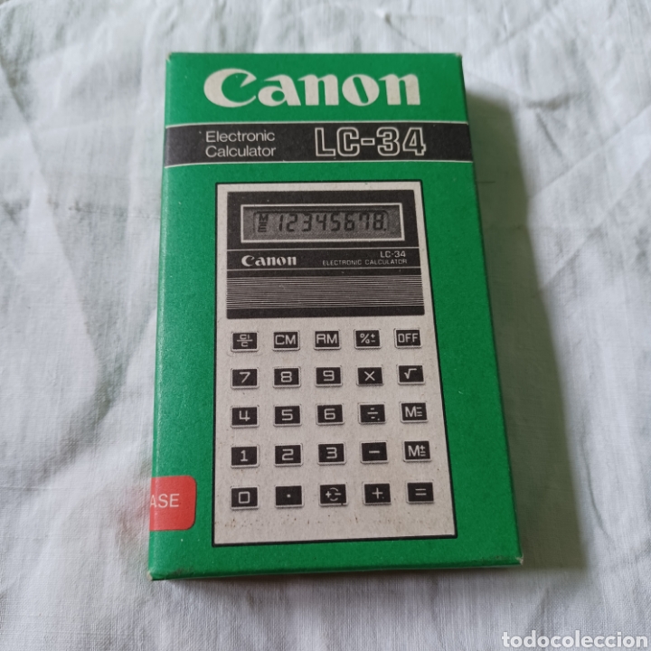 Antig&uuml;edades: CALCULADORA CANON LC - 34 COMO NUEVA - Foto 1