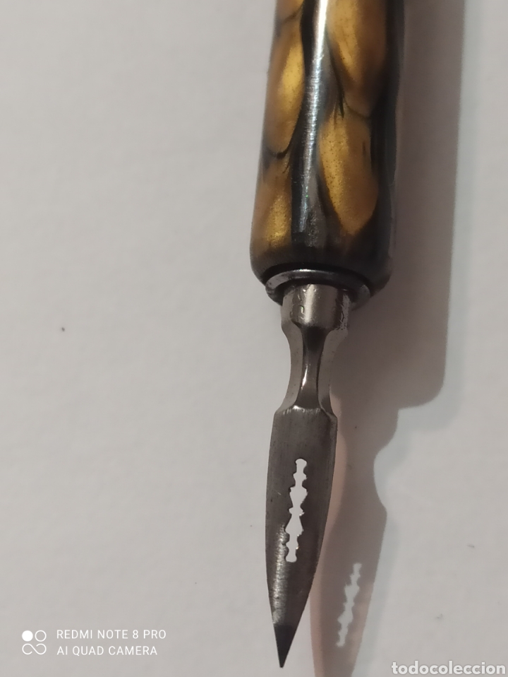 Antig&uuml;edades: ANTIGUA ORIGINAL PLUMA DE PASTA - Foto 4