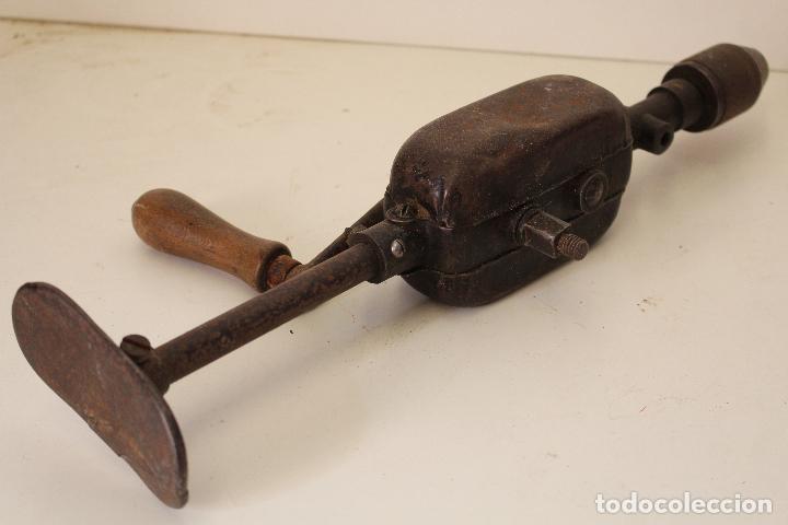 Antig&uuml;edades: ANTIGUO TALADRO BERBIQU&Iacute; MANUAL. - Foto 2