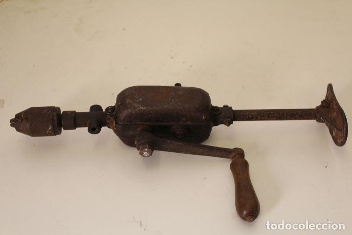 Antig&uuml;edades: ANTIGUO TALADRO BERBIQU&Iacute; MANUAL. - Foto 4