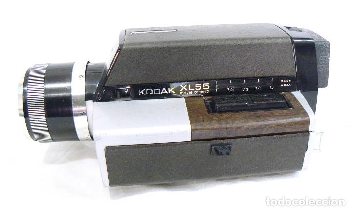 Antigüedades: Antigua cámara tomavistas de cine Kodak XL55 movie camera Super 8 - Foto 7 - 267660519