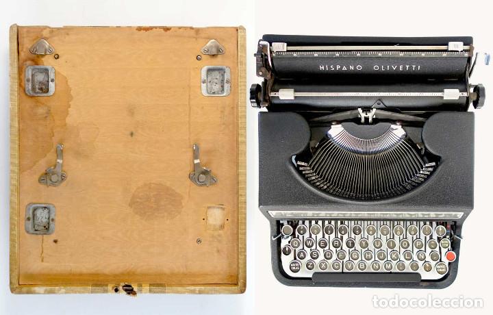 Antig&uuml;edades: BASE MALETA HISPANO OLIVETTI STUDIO 46 PARA RESTAURAR O PIEZAS - Foto 2