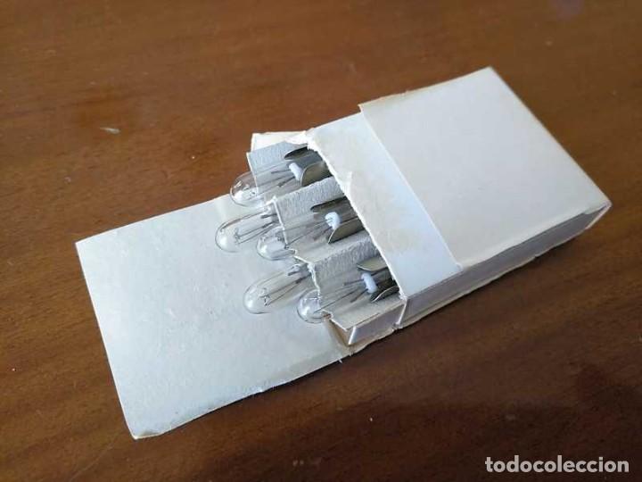 Antig&uuml;edades: CAJA CON 5 LAMPARAS FER TELEFONO - Foto 7
