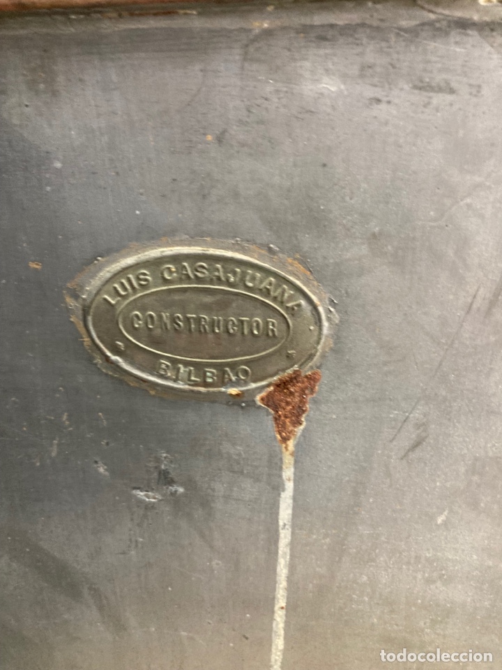 Antig&uuml;edades: Farol para barco, en cobre, firmado - Foto 10