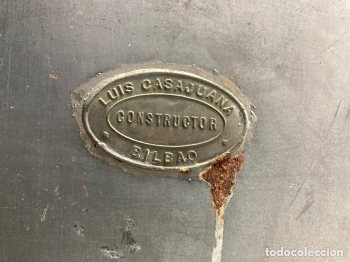 Antig&uuml;edades: Farol para barco, en cobre, firmado - Foto 13
