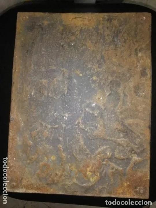 Antig&uuml;edades: PLACA CHIMENEA DE HIERRO ANTIGUA - Foto 2
