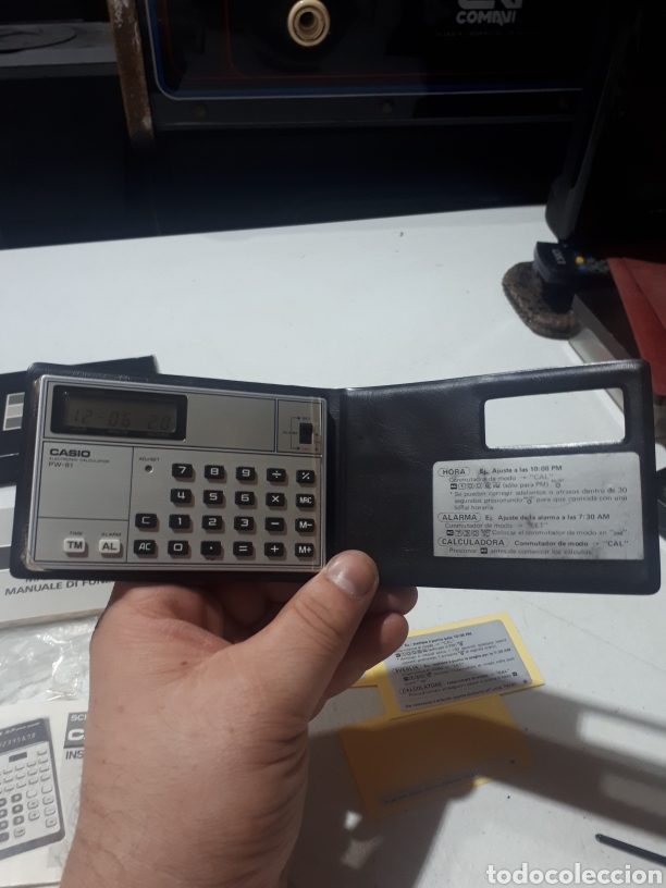 Antig&uuml;edades: Calculadora CASIO PW 81 COMPLETA FUNCIONANDO - Foto 2