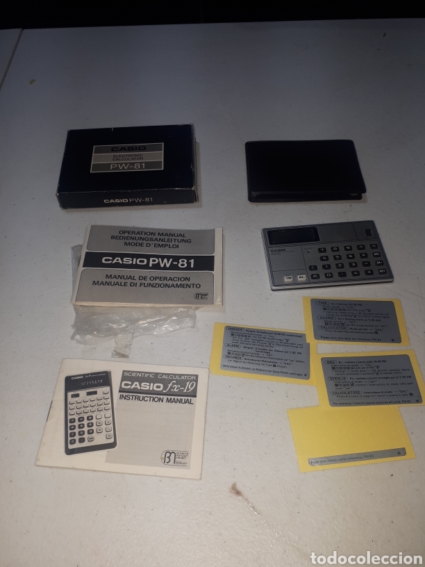 Antig&uuml;edades: Calculadora CASIO PW 81 COMPLETA FUNCIONANDO - Foto 6