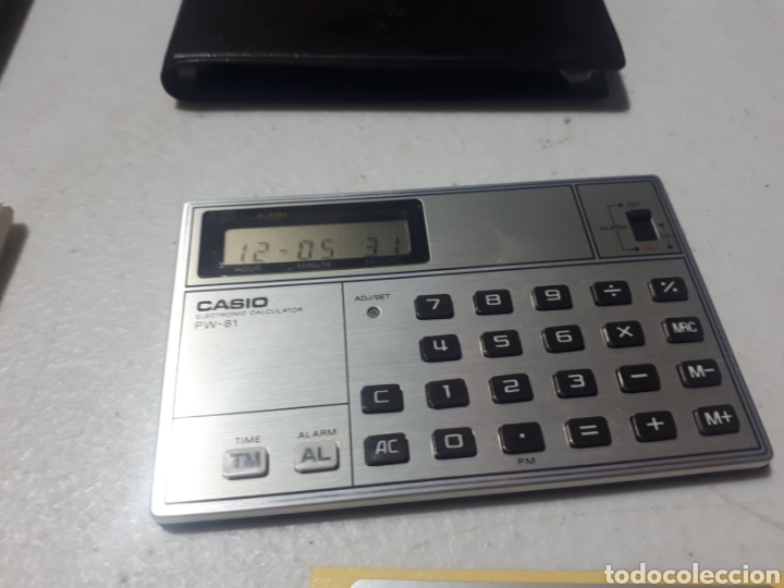 Antig&uuml;edades: Calculadora CASIO PW 81 COMPLETA FUNCIONANDO - Foto 1