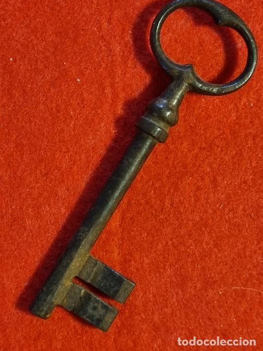 Antig&uuml;edades: ANTIGUA LLAVE CURIOSO MODELO 10 CMS. ORIGINAL C4 - Foto 1