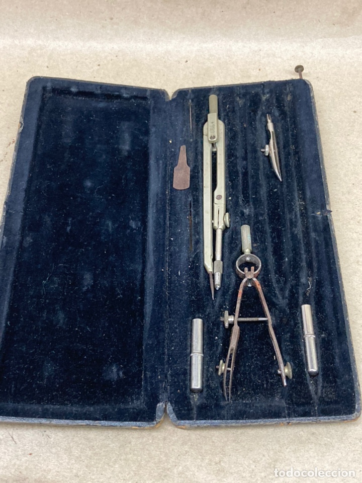 Antig&uuml;edades: Juego de Compases Vintage - Foto 1