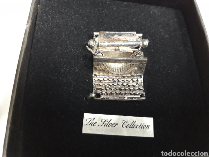 Antig&uuml;edades: Miniatura maquina de escribir en Plata. - Foto 2