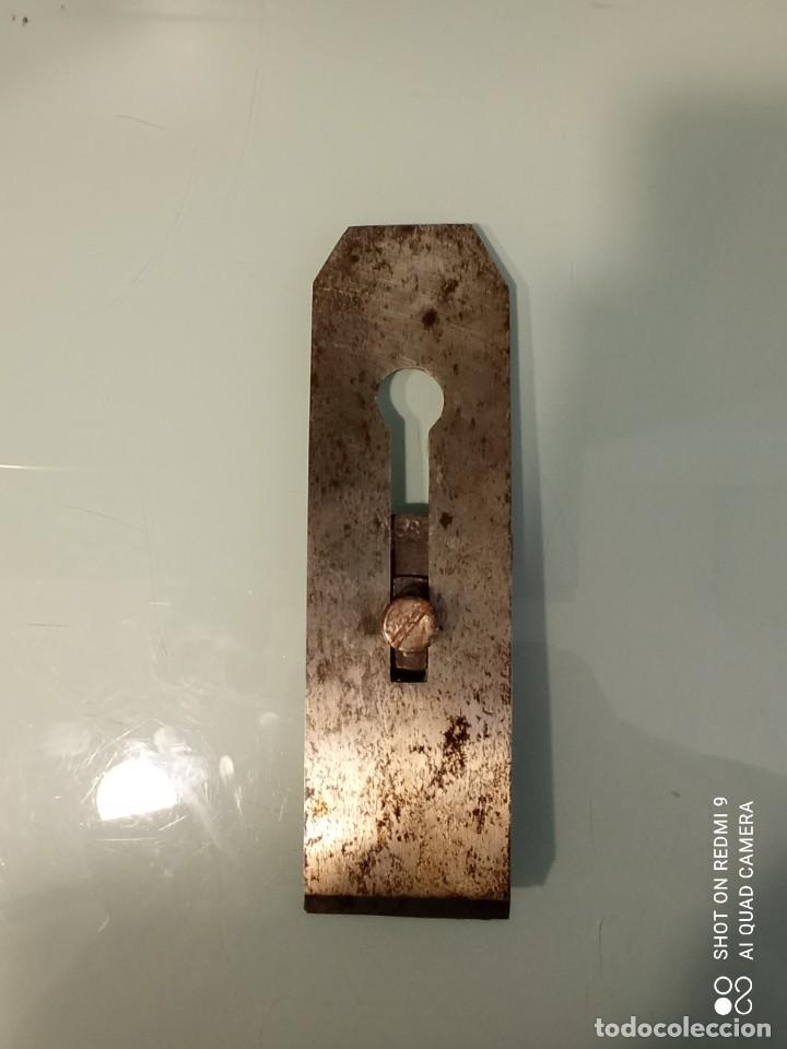 Antig&uuml;edades: CUCHILLA PARA CEPILLO DE CARPINTERO - Foto 2