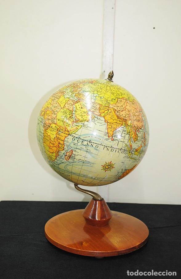 Antig&uuml;edades: GLOBO TERR&Aacute;QUEO DE SOBREMESA - Foto 1
