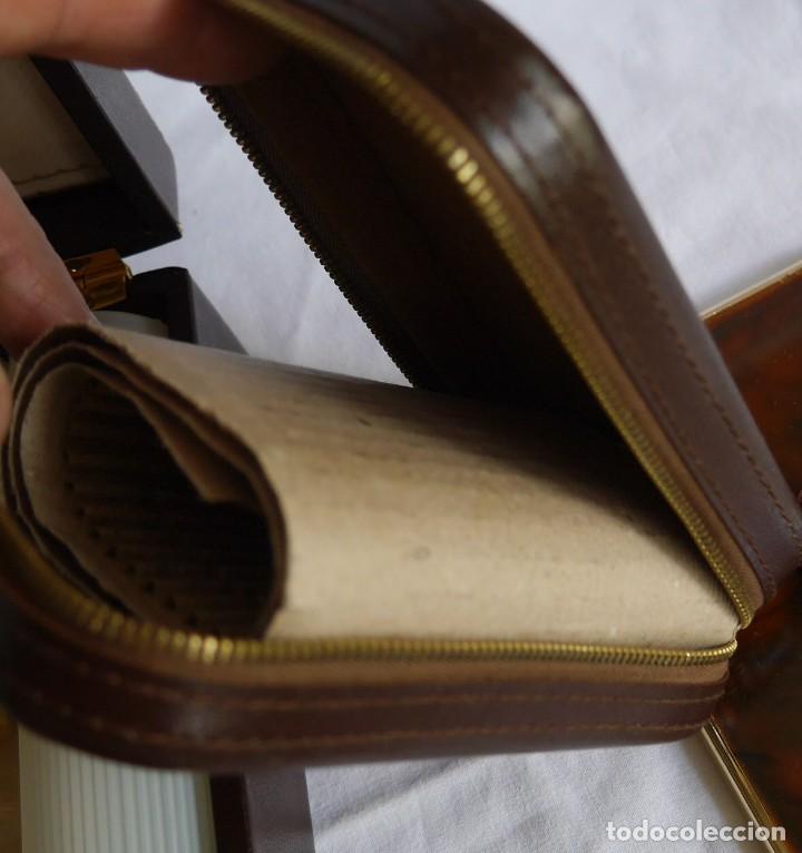 Antig&uuml;edades: Completo neceser de barber&iacute;a, sin uso, con llave - Foto 8