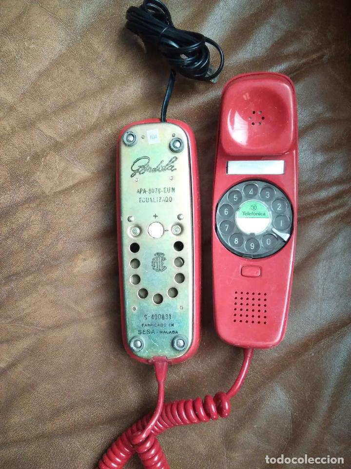 Tel&eacute;fonos: TELEFONO ROJO TELEFONICA GONDOLA - Foto 1