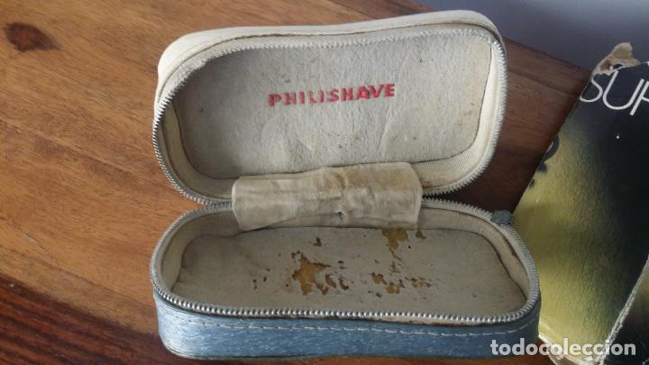 Antig&uuml;edades: Antigua afeitadora electrica philips philishave, funciona - Foto 3