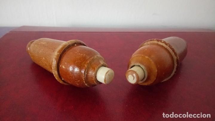 Antig&uuml;edades: Antiguos INTERRUPTORES de MADERA. - Foto 1