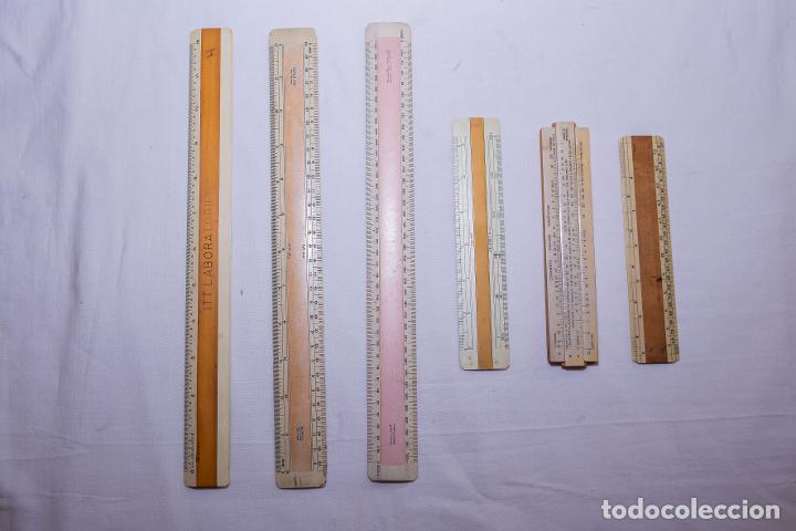 Antig&uuml;edades: Lote Reglas madera - Foto 1
