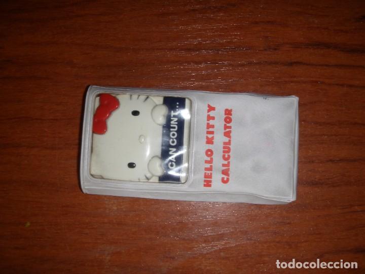Antig&uuml;edades: CALCULADORA HELLO KITTY CON FUNDA FUNCIONANDO - Foto 1