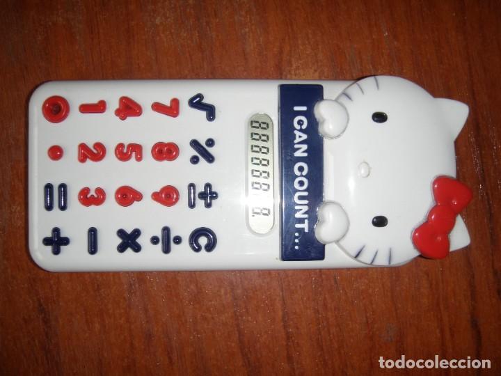 Antig&uuml;edades: CALCULADORA HELLO KITTY CON FUNDA FUNCIONANDO - Foto 4